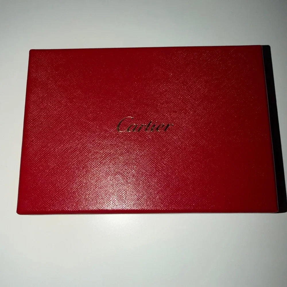 Cartier Tennis Player Stationery Set Blue Note Cards 27100182 set of 6
